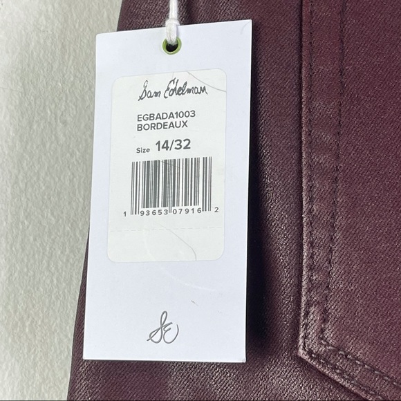 Sam Edelman The Stiletto Faux Leather Skinny Jean Size 32 NWT - Picture 5 of 8